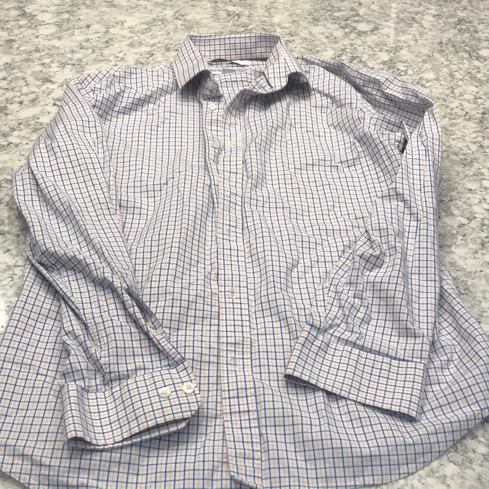 Blue pink plaid